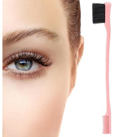 Eyelash Comb Multipurpose Universal Brow Brush Ergonomic Design for Beauty Salon for Hairdressing Shop for Home(red) - Buy Online on GoSupps.com