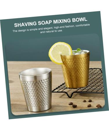 Angoily 1st Beer Mug Shaving Set - Rustproof Metal Brush & Shell Wood Cup - 7.1x7cm - Perfect for Men s Grooming - Buy Online on GoSupps.com