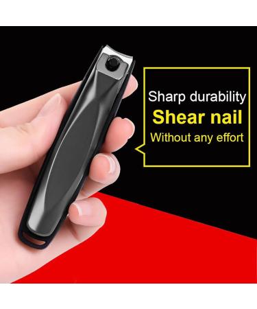 SVAASA Nail Clippers Professional Stainless Steel Nail Clippers Anti-Splash Fingernail Cutting Trimmer Toenail Scissors Nippers Plier Manicure Tools - Buy Online on GoSupps.com