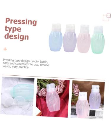  MERRYHAPY MERRYHAPY 4Pcs Nail Press Bottle Travel Lotion Bottles Containers For Liquids Container Plastic Lotion Resurrection Water Spin Nail Removal - Buy Online on GoSupps.com