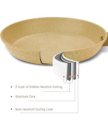 Frying Pan Kitchen Cookware Frying Pan Non-Stick Pot with Heat Resistant Wooden Handle Egg Ham Skillet Sauce Maker Kitchen Tools (Color : Frying Pan Sheet Size : 26x4.5cm) - Buy Online on GoSupps.com