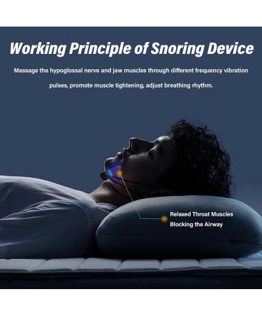 Smart Adjustable Snoring Stopper | Portable Electric Anti Snoring Device | USB Rechargeable, Intelligent Massage for Snoring Prevention - Buy Online on GoSupps.com