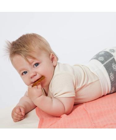 Green Woodpecker Mullwindeln 70x70cm - 100% Cotton Spitting Towels Skin-Friendly & Suction Strong Coral Stars & Elephants - Set of 3 - Buy Online on GoSupps.com