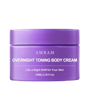 AMRAM Overnight Toning Whip Body Firming Whip That Works While You Sleep Skin Tightening Body Firming Cream For Women - Target The Appearance Of Loose Skin.