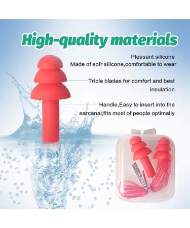 Buy Lulyl 20-Pair Reusable Silicone Hearing Protection Earplugs - Waterproof & Soft for Sleep & Aircraft - International Shipping Available - Buy Online on GoSupps.com
