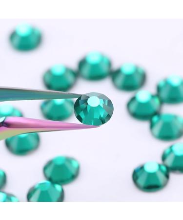 Yhmq 1440pcs Green Zircon Rhinestones for Nails | SS12 Nail Crystals - Crystal Nail Art - Buy Online on GoSupps.com