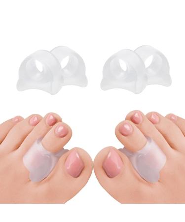 Jinlanshop Gel Toe Caps - Large Toe Extensor Spreader for Hallux Valgus Overlapping & Hammer Toes Relief - Buy Online on GoSupps.com