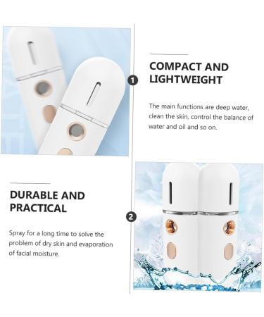 MAGICLULU Pulv risateur Facial Nanom trique Hydratant Portable Petit Mod le Vapeur Visage Soin Du Visage Voyage Usage Quotidien Blanc - Buy Online on GoSupps.com