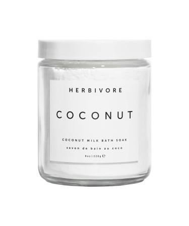 Herbivore Botanicals Coconut Milk Bath Soak  Softens Skin, Lightly Scented with Vanilla. Completely Natural and Vegan (8 oz)