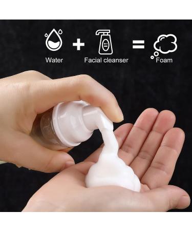 30 Pack 2oz Foam Soap Dispensers Bottles with Pump - Refillable Mini Travel Size for Hand Sanitizer, Lash Shampoo, Liquid Cleaning - Clear - Buy Online on GoSupps.com