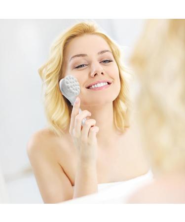 Face Cleansing Brush - Facial Cleansing Brush with Fine Soft Bristles - Easy Carrying Face Scrubber for Facial Massage Cleaning Makeup Removal Shakven - Buy Online on GoSupps.com
