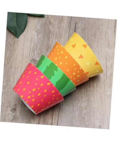 ibasenice 144 pcs kids decor cake toppers cake decorations fruit decor hawaiian decor Hawaii fruit toppper Hawaii toppper Hawaii cupcake toppper decorate top hat Insert card the summer child - Buy Online on GoSupps.com