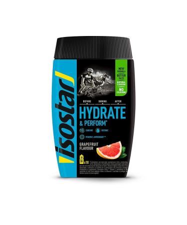 Isostar Hydrate & Perform Iso Drink - Electrolyte Powder (Orange Lemon Cranberry Grapefruit) 4x400g + 1L Bottle | International Shipping - Buy Online on GoSupps.com