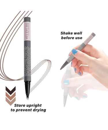 Auburn Eyebrow Pencil - Micro-Fork Tip Applicator for Natural Brows | Smudgeproof All-Day Wear | YES.EYE DO (Rustic Red-Auburn - Buy Online on GoSupps.com
