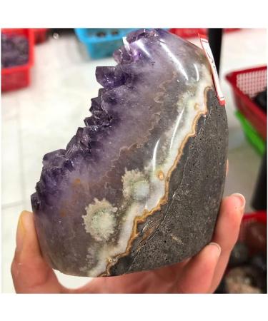 Crystal Rough Stone Natural Purple Crystal Cluster Natural Uruguay Amethyst cave Decoration Balance Gemstone Decoration - Buy Online on GoSupps.com