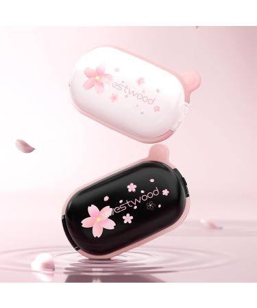 White Small Pill Cutter & Splitter - Precision Cutting for Tiny Pills Vitamins & Tablets | Portable Pill Crusher for Travel - Buy Online on GoSupps.com