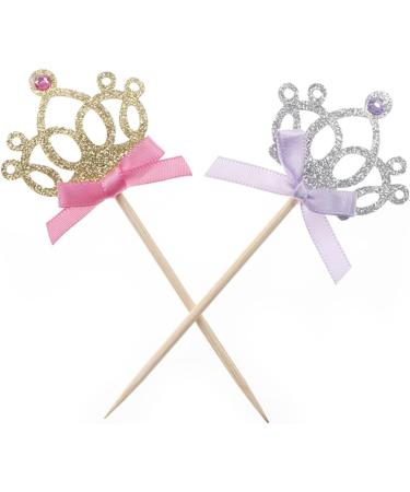 Personalised Cake Toppers Cake Decorations 10pcs/lot Birthday Cake Decorations for Girl Party Cupcake Decoration Supplies Princess Crown Cake Toppers (Color : 10pcs as Pic) (Color : 10pcs as Pic) (Co - Buy Online on GoSupps.com