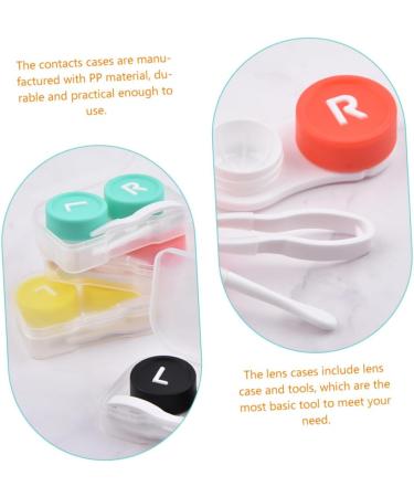 Solustre 32-Piece Contact Lens Travel Case - Portable Storage Container & Glasses Holder - Buy Online on GoSupps.com