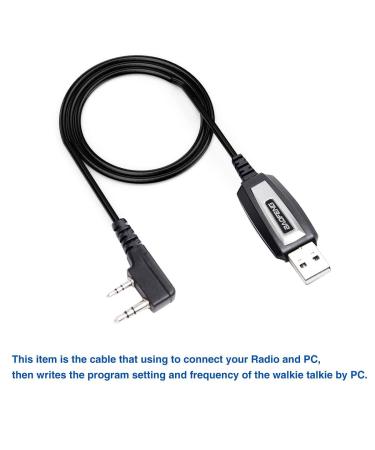 Baofeng USB Programming Cable CH340 Chip for GMRS Radio Two Way Radio - Black-CH340 - Buy Online on GoSupps.com