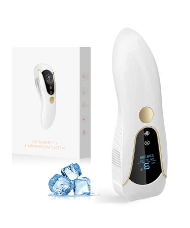 Laser Hair Removal for Women and Men with Ice-cooling System  3-In-1 Permanent IPL Hair Removal Device at Home  Upgraded 999 999 Flashs for Facial Legs Arms Armpits Body Lifetime Use