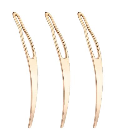 3 Pieces Dreadlocks Tool  Interlocking Tools for Locs  Easyloc Hair Tool for Dreadlocks  Interlocks or Sisterlocks  Tightening Accessories for Small Starting Maintaining Locs (Rose Gold)