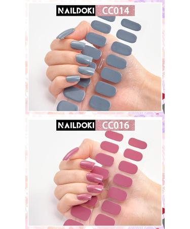 NAILDOKI Nail Foil & Nail Art Stickers - Self-Adhesive DIY Manicure Decorations for Beautiful Fashion A-01n - Buy Online on GoSupps.com