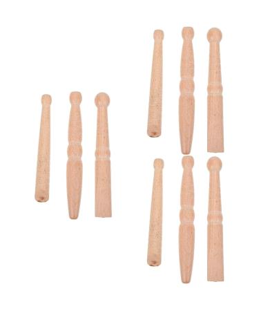 Healeved 9 STK acupuncture rod Massagestab massage device Punktabic acupressure rod for the household portable point-stick acupressure rod made of wood massage accessories multifunction wooden tools