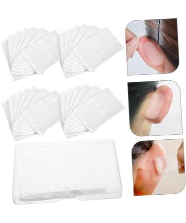 Exceart 60st Elfen-Ear Stickers for Large Ears | Cosmetic Ear Straps for Women | Correction & Support for Small Faces | White 3.8x1.7cm - Buy Online on GoSupps.com