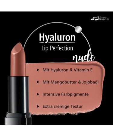  Medipharma Cosmetics medipharma cosmetics HYALURON LIP Perfection Nude Lipstick 4g - Buy Online on GoSupps.com