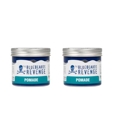 The Bluebeards Revenge Water Based Pomade For Men Strong Hold And Traditional High Shine Finish 150ml Duo Pack