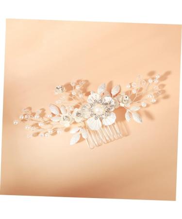 MAGICLULU Flower Comb Hair Jewelry Pearl Hair Accessories Hair Comb for Bride Wedding Bride Hair Comb Wedding Hair Accessories for Brides Headpiece for Bride Bridal Hair Accessory - Buy Online on GoSupps.com