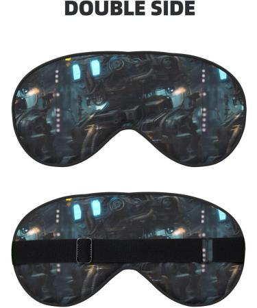 Future Robot Unisex Adjustable Blackout Sleep Eye Mask - Perfect for Home Travel Yoga & Office Naps - Buy Online on GoSupps.com