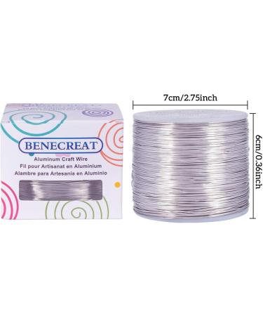 BENECREAT 20 Gauge 770FT Tarnish Resistant Aluminum Jewelry Craft Wire - Primary Color, Bendable Metal Wire for Sculpting, Beading, and Model Frames - Buy Online on GoSupps.com