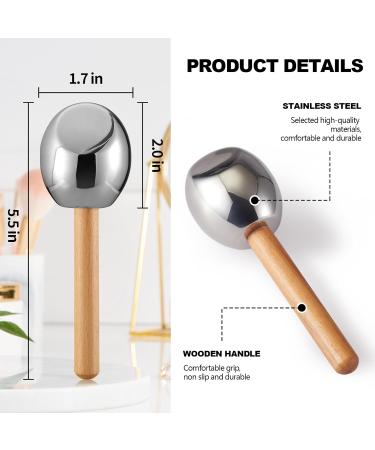 Ice Globes for Facial Skin Care - Unbreakable Steel Cooling Rollers & Cryo Sticks for Women | Tighten Skin & Reduce Puffiness - Buy Online on GoSupps.com