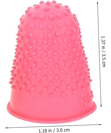 VILLCASE 125 Pcs Rubber Non-Slip Finger Cots & Finger Pads - Reusable Grips for Money Counting & Hot Glue - Assorted Colors 3.5x3CM - Buy Online on GoSupps.com