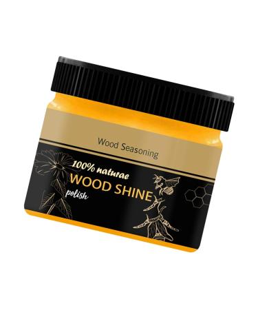 QINGLOU Wood Seasoning BeewaxTraditional Beeswax Polish for Wood and FurnitureNatural Beeswax Multipurpose Furniture Care Beeswax for Cleaning and Protecting Wooden Furniture Compatible