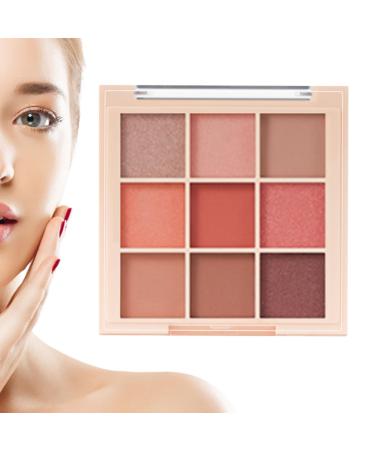 Palette de fards paupi res - Fard paupi res - Palette de maquillage pour femme - Palette de maquillage pour femme - Palette de 9 fards paupi res - Palette de fards paupi res - Contour durable 7184-03# Plaque dor e bris e au pamplemousse