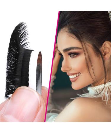 Self-Fan Volume Eyelashes - Easy Fan Lashes for Extensions | 12 Rhine Silk Extensions (0.07mm C-13) - Buy Online on GoSupps.com