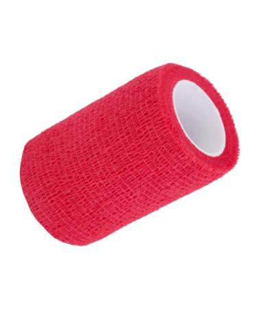 ABOOFAN Elastic Wrap Cohesive Wrap Steri Strips Elastic Self-Adherent Tape Hospital Elastic Wrap Bat Grip Tape Colored Duct Tape Compression Tape Roll Gauze As Shown Medium