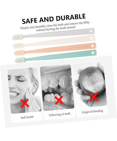 Clispeed 10 Soft Disposable Travel Toothbrushes - Ergonomic & Portable Toothbrushes for Adults - Buy Online on GoSupps.com