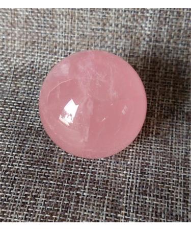 2 pcs Love Stone Natural Pink Rose Quartz Crystal Reiki Gemstone Rose Crystal Sphere as Gift Chakra Reiki Balancing - Buy Online on GoSupps.com