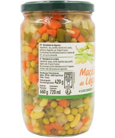 Lot 3x Macedonian vegetables - 660g jar - Buy Online on GoSupps.com