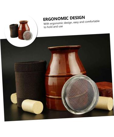 TOVINANNA 2 STK Cupping & Moxibustion Glass Shrinkers - Multi-Purpose Moxa Burner Pot & Massage Tools for Home Therapy - Buy Online on GoSupps.com