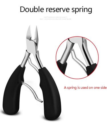Nail Clipper for Thick Nails Toe Nail Clippers Nail Correction Thick Nails Ingrown Toenails Nippers Cutters Dead Skin Dirt Remover Pedicure Care Tool (Color : Black) - Buy Online on GoSupps.com