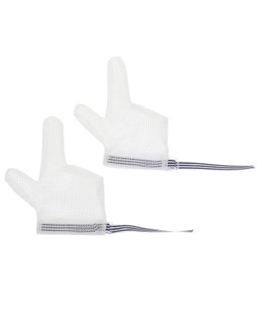 Artibetter 1 Pair of Stop Thumb Sucking Finger Guard Stop Sucking Glove Finger Thumb Protector for Kids Toddlers 11.5x6.5x0.5cm White