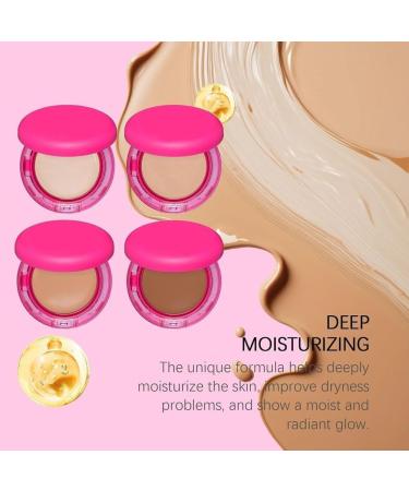  Hikaka Peptide Bounce Balm Foundation full-coverage concealer for mature skin moisturizing cream and natural blur for all skin types concealer and skincare in one (Ivory) - Buy Online on GoSupps.com