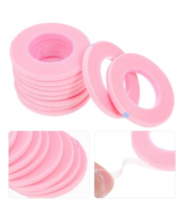 Healeved 10 Rolls Adhesive Eyelash Tape - Eyelash Extension Supplies | Breathable PE Lash Tape & Eyelid Lift Strips in Pink | International Shipping Available - Buy Online on GoSupps.com
