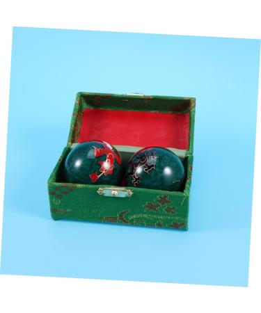 Frcolor 2-Pack Silver Handballs for Stress Relief | Fitness Massage & Meditation Tool | Chinese Style Gymnastics Ball for Health & Wellness - Buy Online on GoSupps.com