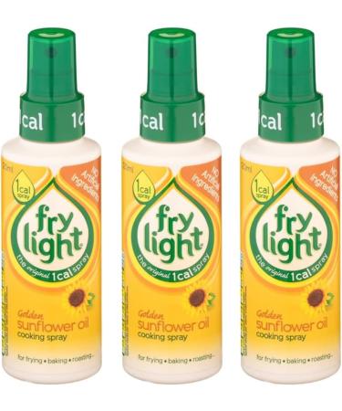 Sunflower Oil Cooking Spray - Vegetable Oil - Ideal For Frying Baking And Roasting - Gluten-Free and Allergen-Friendly - Healthier Cooking Alternative - Easier To Cook And Clean - 120ml (Pack of 3) - Buy Online on GoSupps.com