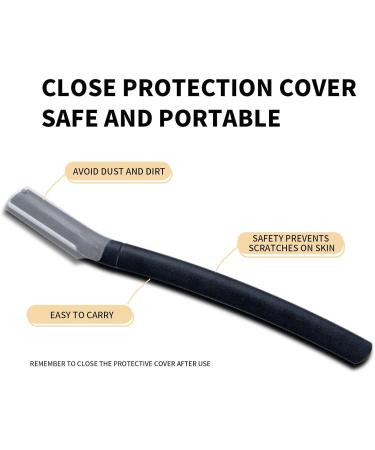 Tumotic 8-Pack Ergonomic Facial Razors for Women & Men | Eyebrow Formers Dermaplaning Tools & Protective Covers - Buy Online on GoSupps.com